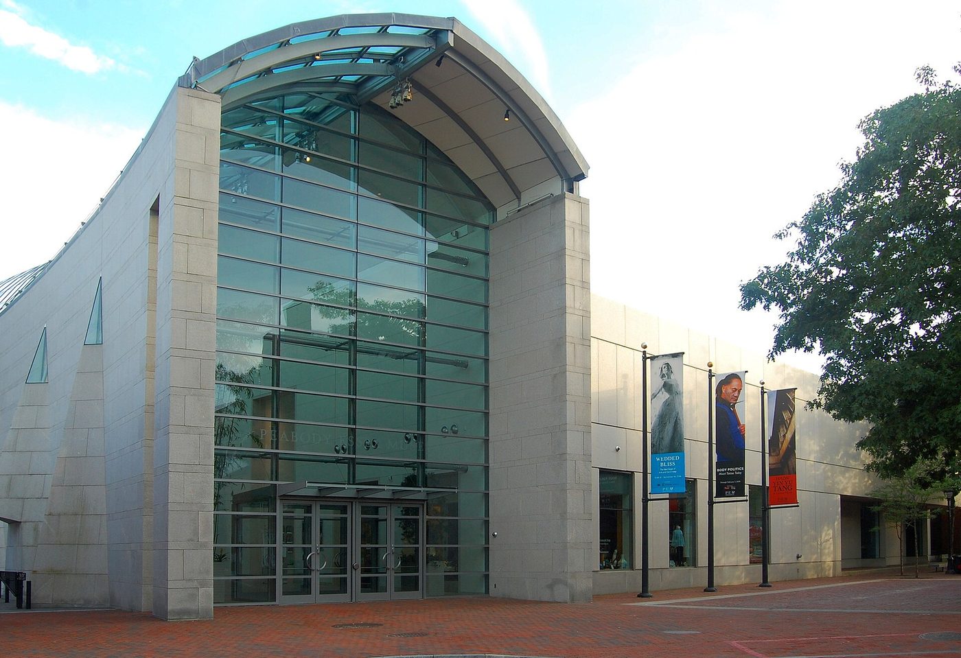 Peabody Essex Museum building in Salem, Massachusetts