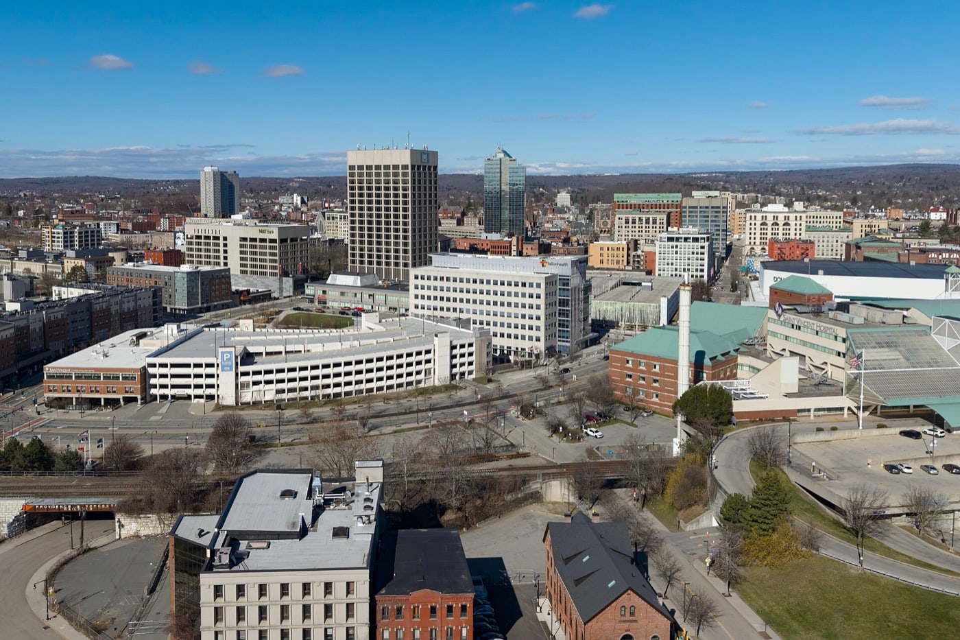 Downtown Worcester, Massachusetts skyline